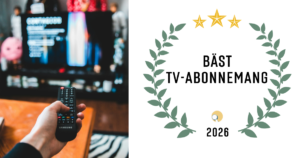 Bäst TV-abonnemang 2026 utsedda